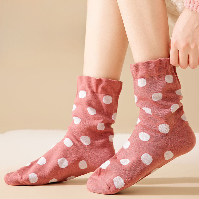 Chaussettes de nuit à pois (2 paires) - image 3