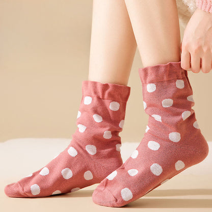 Chaussettes de nuit à pois (2 paires) - image 3