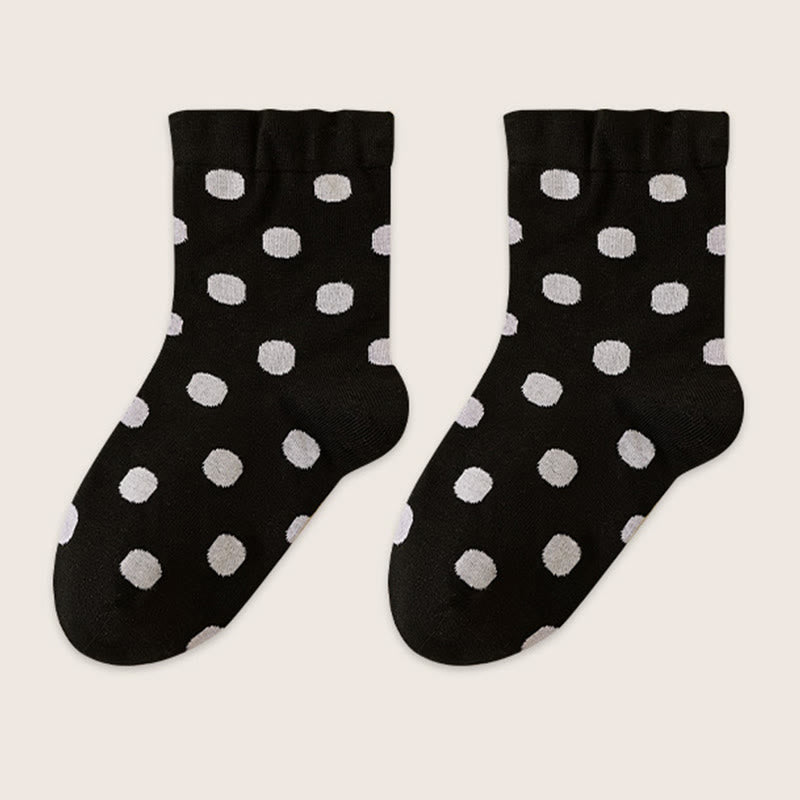 Chaussettes de nuit à pois (2 paires) - Noir - EU36-40(US3-7) - image 11