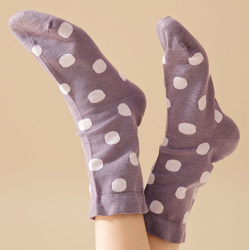 Chaussettes de nuit à pois (2 paires) - image 5