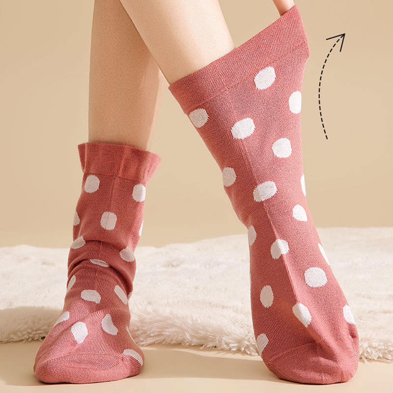 Chaussettes de nuit à pois (2 paires) - image 2