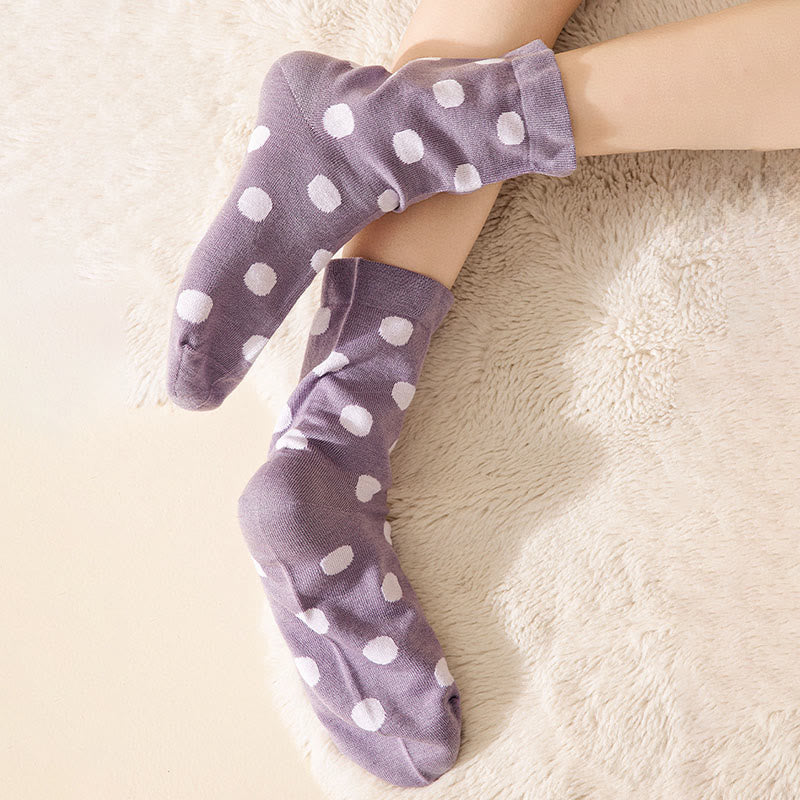 Chaussettes de nuit à pois (2 paires) - image 6
