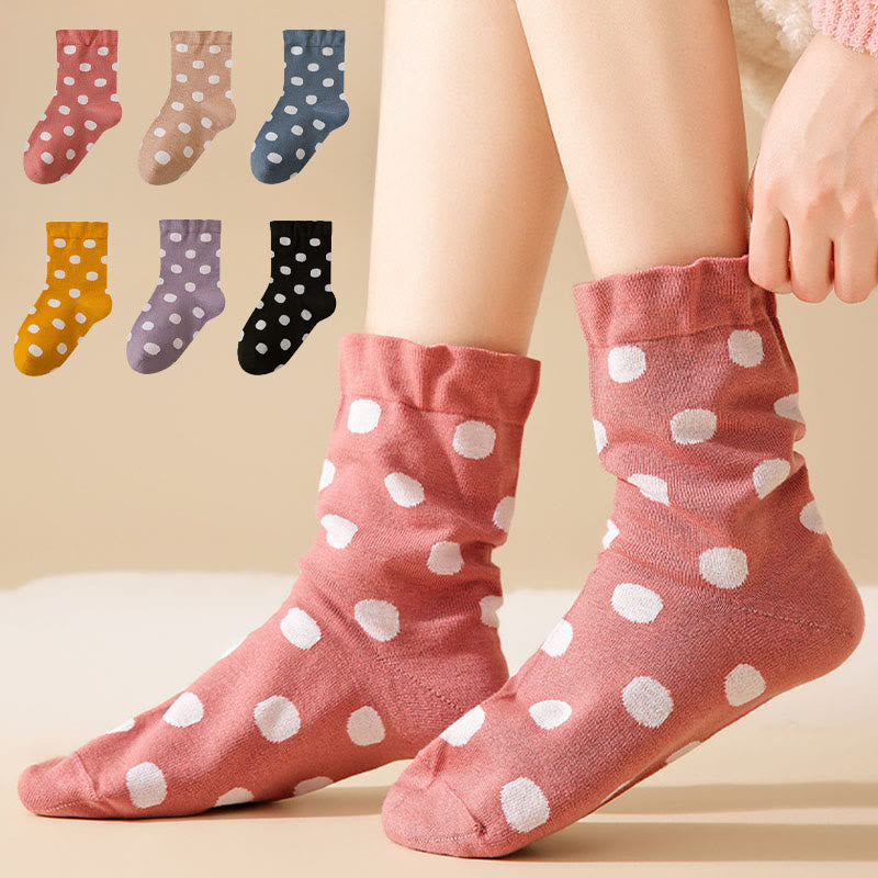 Chaussettes de nuit à pois (2 paires) - image 0