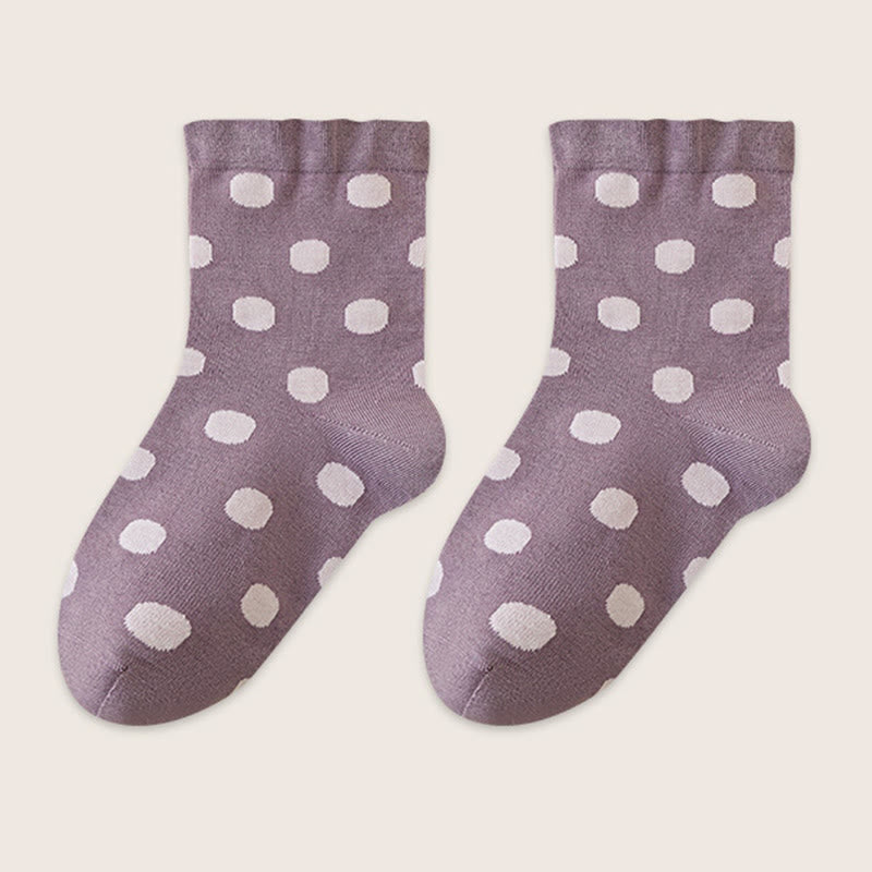 Chaussettes de nuit à pois (2 paires) - Violet - EU36-40(US3-7) - image 12