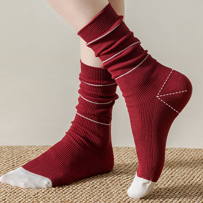 Chaussettes de nuit douces teintes naturellement (3 paires) - image 2