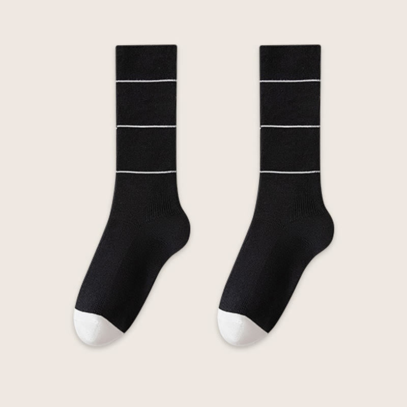 Chaussettes de nuit douces teintes naturellement (3 paires) - Noir - EU39-45(US6-11) - image 9