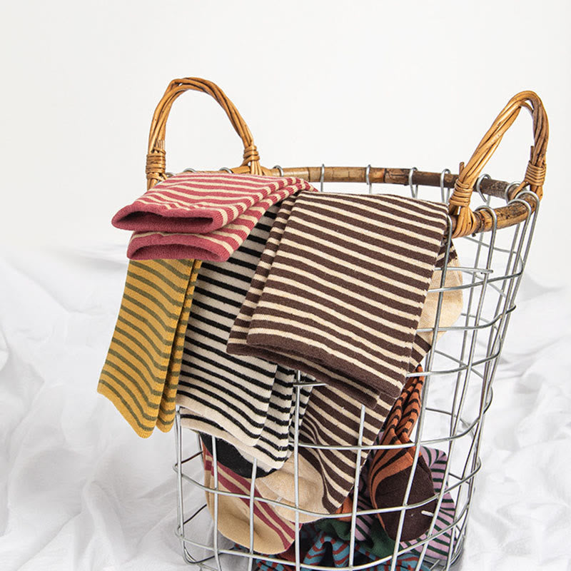 Chaussettes de nuit à rayures colorées (5 paires) - image 2