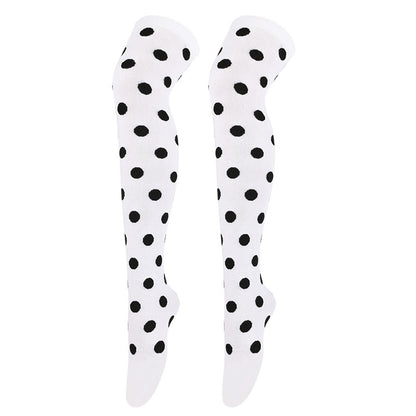 Chaussettes hautes à pois amusants (5 paires) - image 7