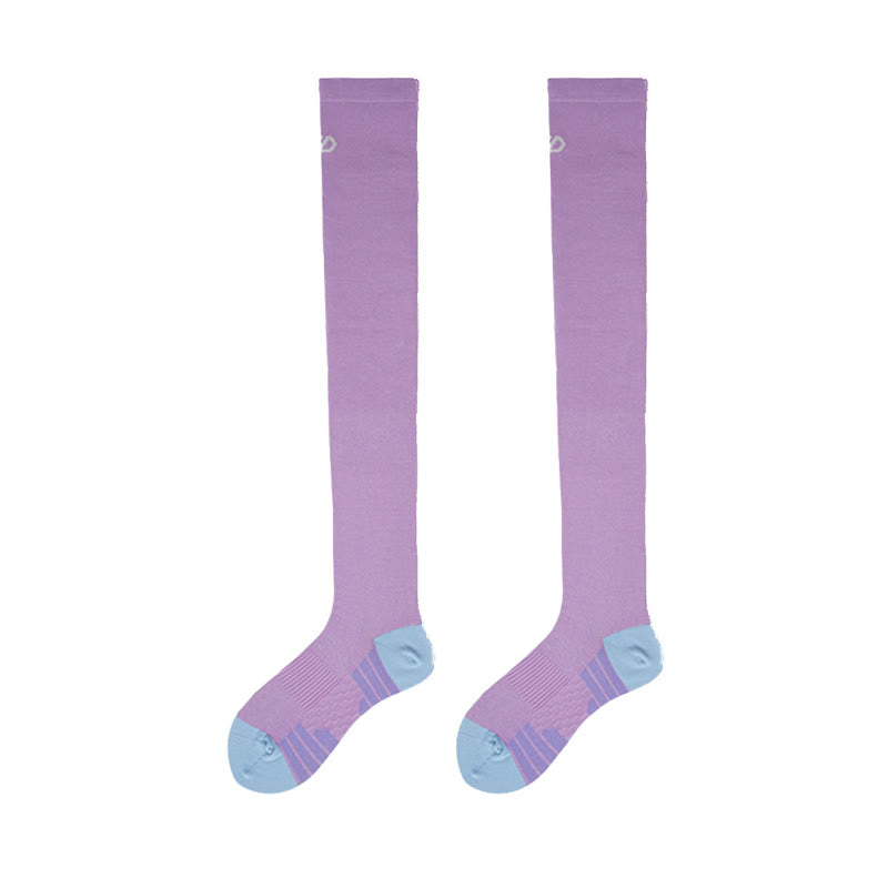 Chaussettes de sport montantes (2 paires) - Violet - EU36-40(US3-7) - image 9