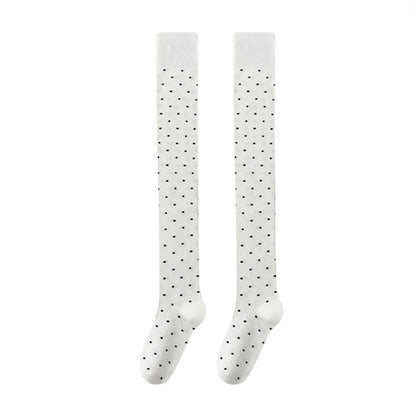 Chaussettes hautes à pois (2 paires) - Blanc - EU36-40(US3-7) - image 11