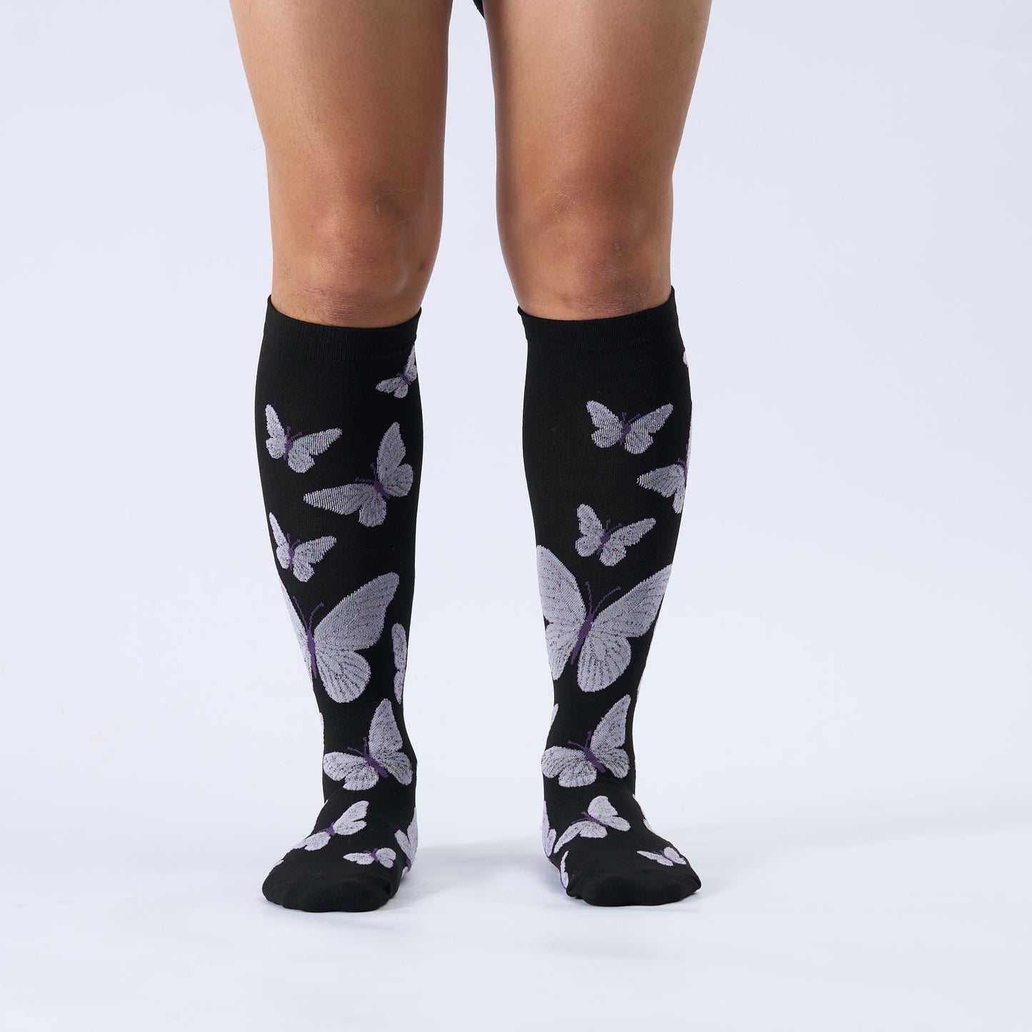 Chaussettes de compression papillon grande taille - image 6