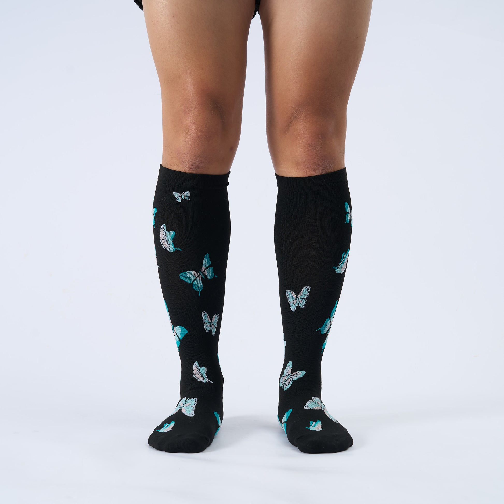 Chaussettes de compression papillon grande taille - image 4