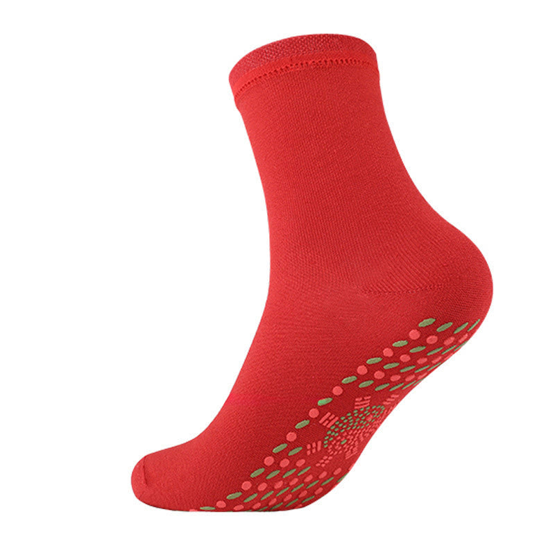 Chaussettes chaudes à l'armoise (3 paires) - Rouge - EU36-42(US3-8.5) - image 11
