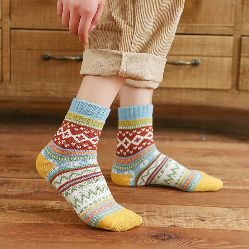Chaussettes basses rétro à palette (5 paires) - image 5