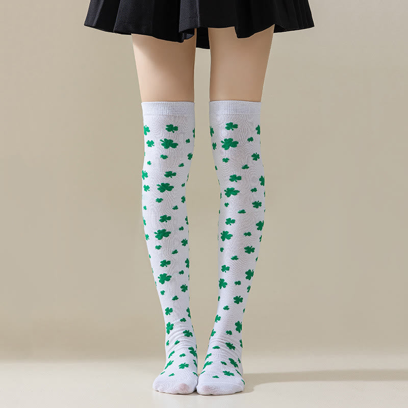 Chaussettes hautes à rayures vertes (3 paires) - C - EU36-40(US3-7) - image 4