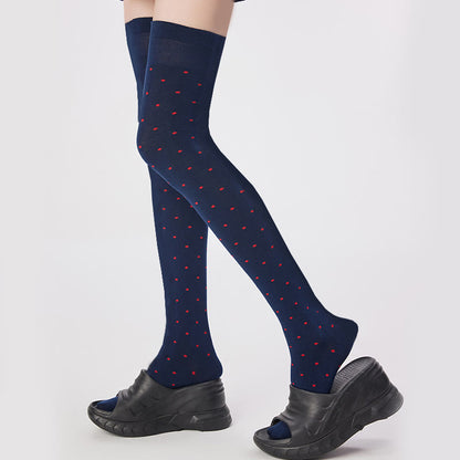 Chaussettes hautes à pois (2 paires) - image 6