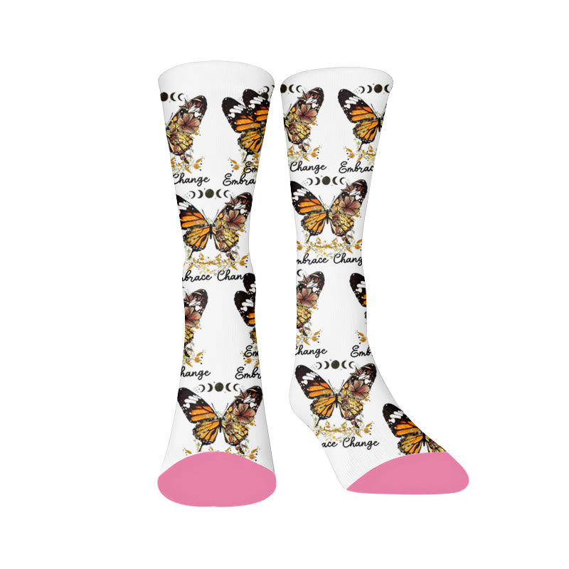 Chaussettes papillon à nœud papillon - Vintage (1 paire) - EU37-44(US4-10) - image 9