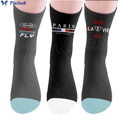 Chaussettes de course aux drapeaux de Paris - image 0