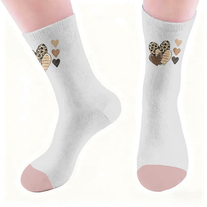 Chaussettes léopard papillon cœur - image 6