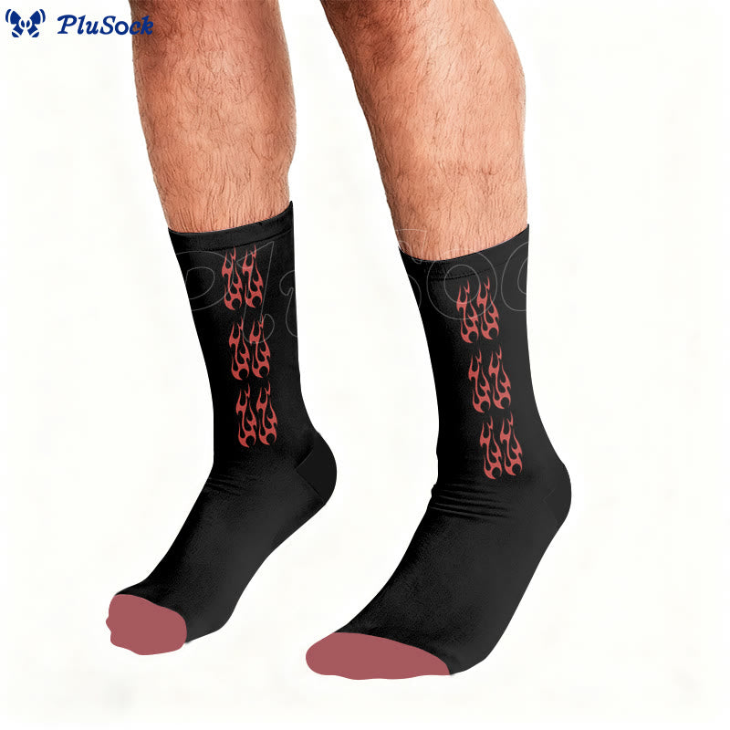 Chaussettes de course avec drapeau - image 3