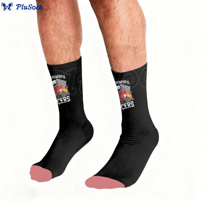 Chaussettes de course avec drapeau - image 2