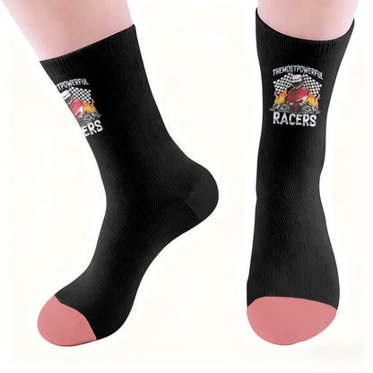 Chaussettes de course avec drapeau - image 5
