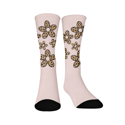 Chaussettes à motif léopard et cœur papillon - Imprimé léopard (1 paire) - EU37-44(US4-10) - image 9