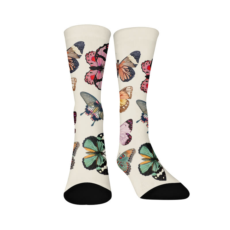 Chaussettes à motif léopard et cœur papillon - Papillon (1 paire) - EU37-44(US4-10) - image 7