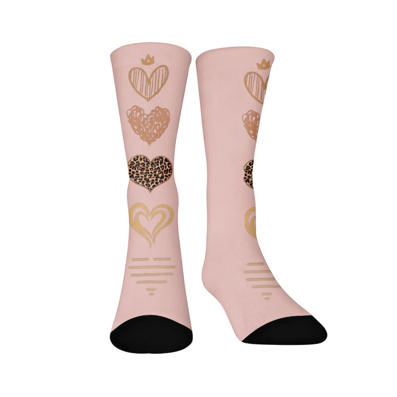 Chaussettes à café papillon et cœur - Cœur (1 paire) - EU37-44(US4-10) - image 8