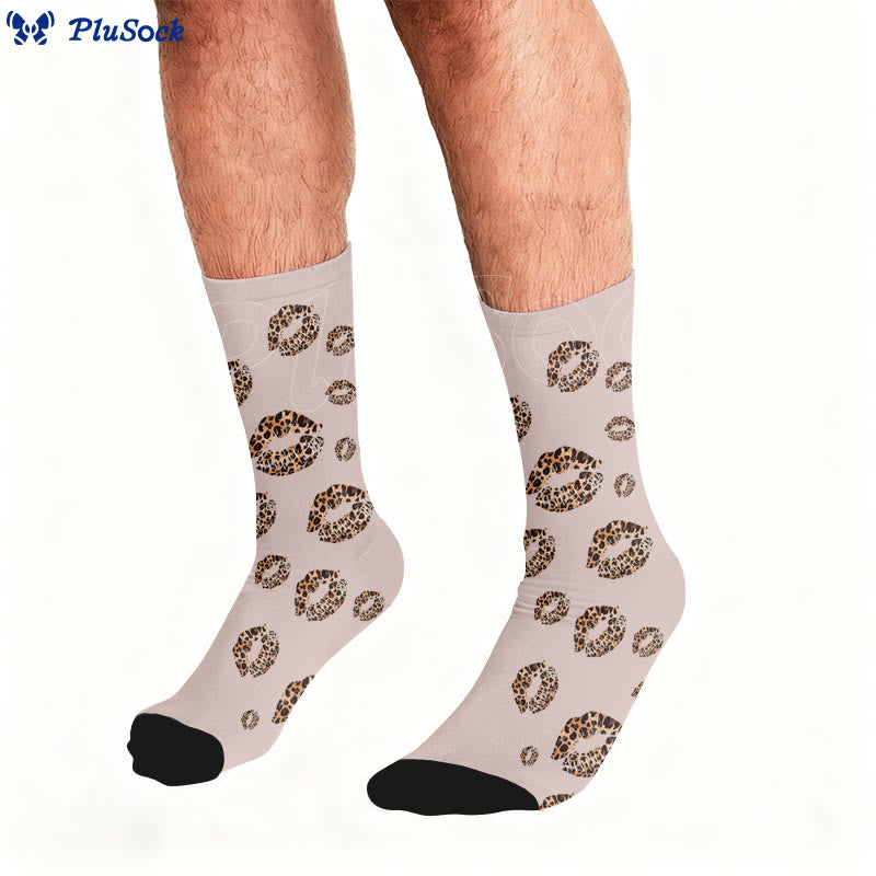 Chaussettes à imprimé léopard - image 2