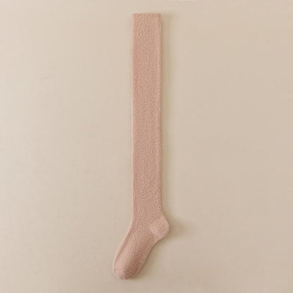 Chaussettes hautes unies grandes tailles (2 paires) - Kaki - EU36-42(US3-8.5) - image 13