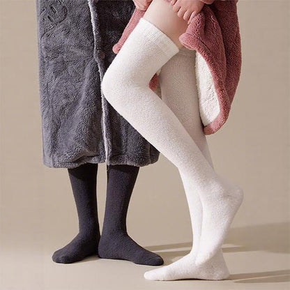 Chaussettes hautes unies grandes tailles (2 paires) - image 6
