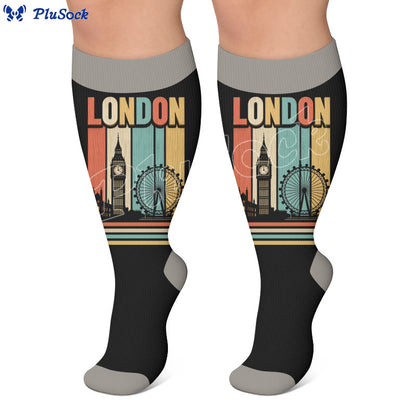 Chaussettes de compression urbaines grandes tailles - image 4