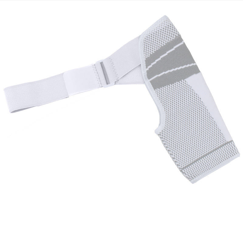 Attelle d'épaule à compression et soutien réglable - Blanc - L/XL - image 11