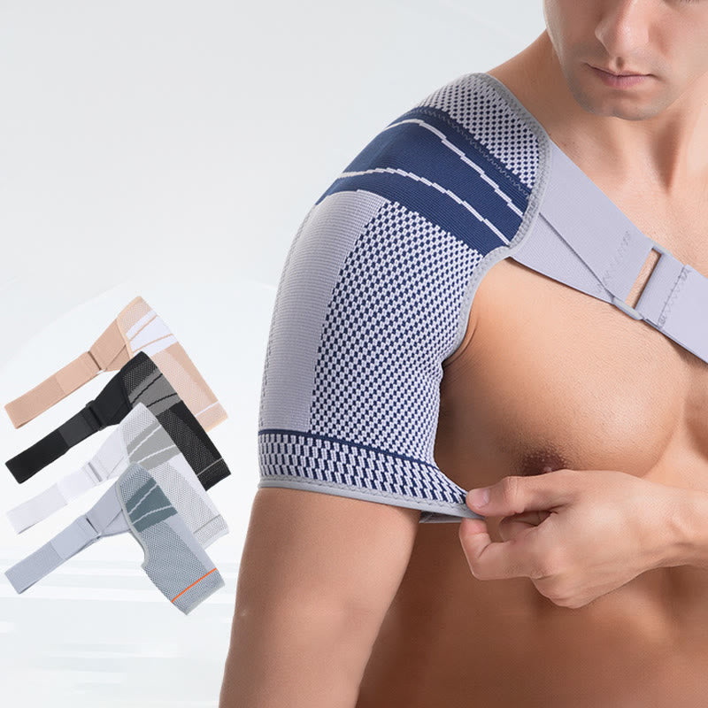 Attelle d'épaule à compression et soutien réglable - image 0