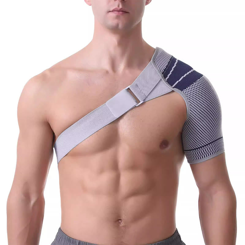 Attelle d'épaule à compression et soutien réglable - image 1