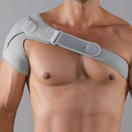 Attelle d'épaule à compression durable avec boucle - Gris - One Size - image 0