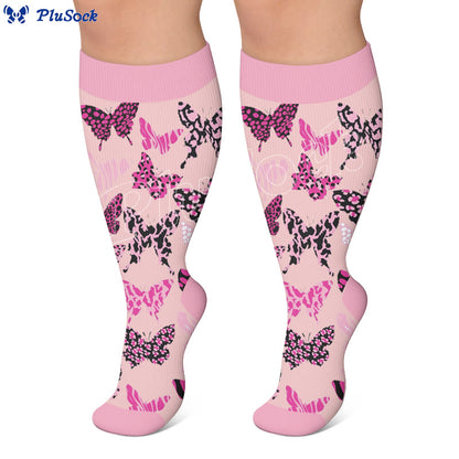 Chaussettes de compression à imprimé animal grande taille - image 3
