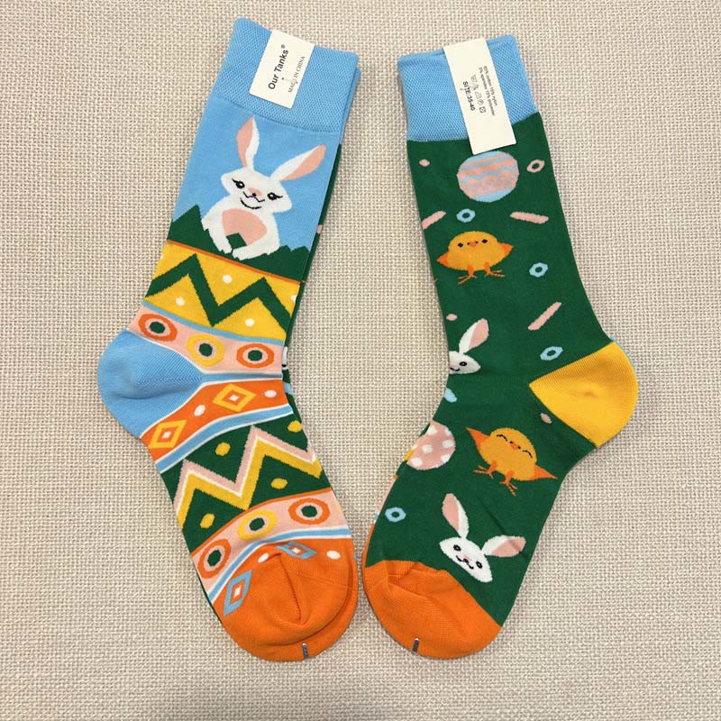 Chaussettes de Pâques Lapin (2 paires) - image 0