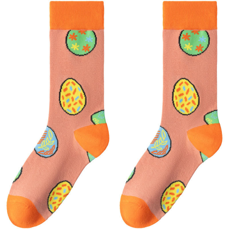 Chaussettes courtes à motif carotte de Pâques (6 paires) - image 10