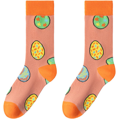 Chaussettes courtes à motif carotte de Pâques (6 paires) - image 10