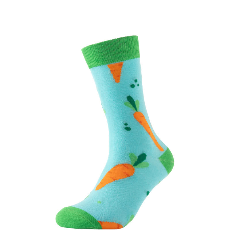 Chaussettes courtes à motif carotte de Pâques (6 paires) - image 5