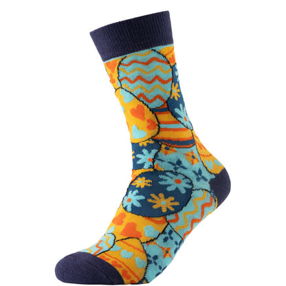 Chaussettes courtes à motif carotte de Pâques (6 paires) - image 1