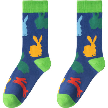Chaussettes courtes à motif carotte de Pâques (6 paires) - image 13