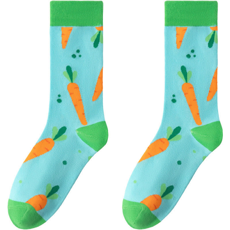 Chaussettes courtes à motif carotte de Pâques (6 paires) - image 12
