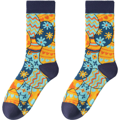 Chaussettes courtes à motif carotte de Pâques (6 paires) - image 11