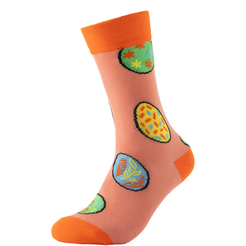 Chaussettes courtes à motif carotte de Pâques (6 paires) - image 3