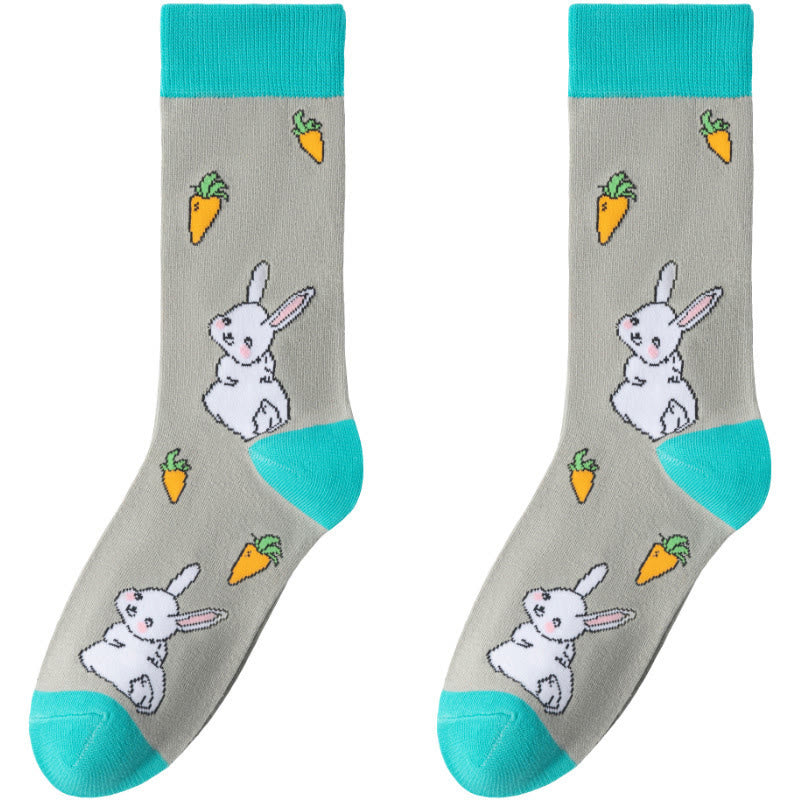 Chaussettes courtes à motif carotte de Pâques (6 paires) - image 14