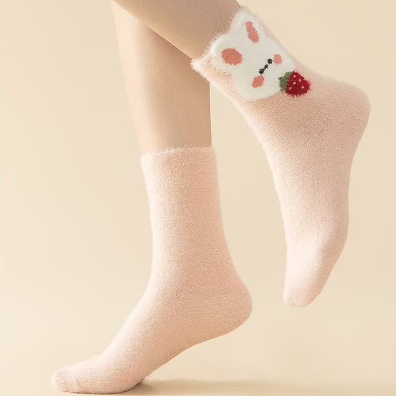 Chaussettes adorables en forme de lapin (3 paires) - image 4