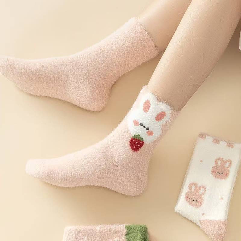 Chaussettes adorables en forme de lapin (3 paires) - image 1